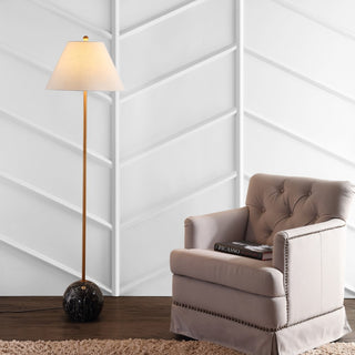 Miami 63.5" Minimalist Resin/Metal LED Floor Lampite - JONATHAN Y