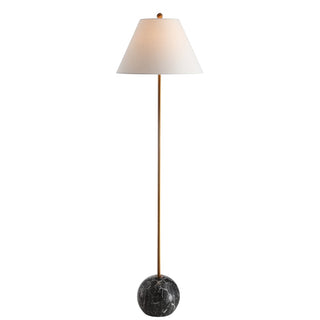 Miami 63.5" Minimalist Resin/Metal LED Floor Lampite - JONATHAN Y
