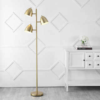 Billy 66.5" Modern Contemporary Iron LED Floor Lamp - JONATHAN Y