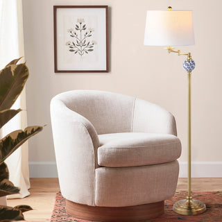 Aveiro 61.5" Classic Midcentury Iron LED Floor Lamp - JONATHAN Y