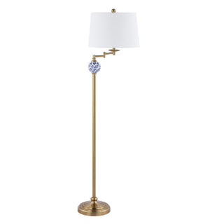 Aveiro 61.5" Classic Midcentury Iron LED Floor Lamp - JONATHAN Y