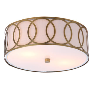 Aria Metal LED Flush Mount - JONATHAN Y