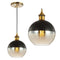 Nixon 7.5" Adjustable Drop Globe Metal/Glass LED Pendant