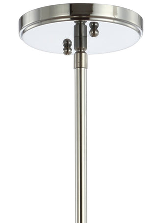 Kurtz School House Adjustable Drop Metal/Glass LED Pendant - JONATHAN Y