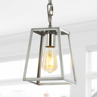 Ira 6.25" Adjustable Drop Metal LED Pendant - JONATHAN Y