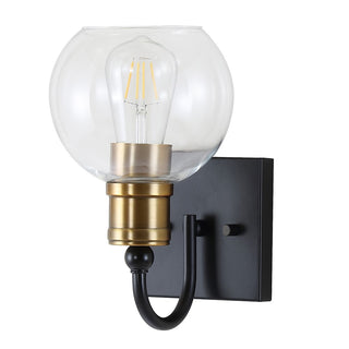 Marais Iron/Glass Rustic Vintage LED Vanity Light - JONATHAN Y