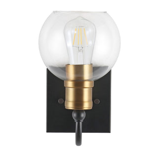 Marais Iron/Glass Rustic Vintage LED Vanity Light - JONATHAN Y