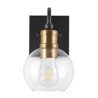 Marais Iron/Glass Rustic Vintage LED Vanity Light - JONATHAN Y