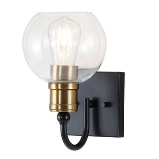 Marais Iron/Glass Rustic Vintage LED Vanity Light - JONATHAN Y