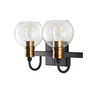 Marais Iron/Glass Rustic Vintage LED Vanity Light - JONATHAN Y