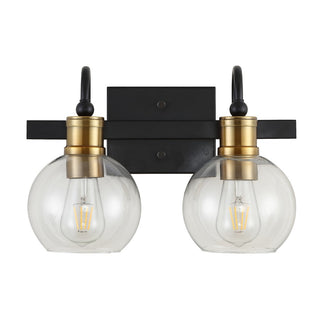 Marais Iron/Glass Rustic Vintage LED Vanity Light - JONATHAN Y