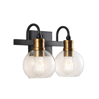 Marais Iron/Glass Rustic Vintage LED Vanity Light - JONATHAN Y