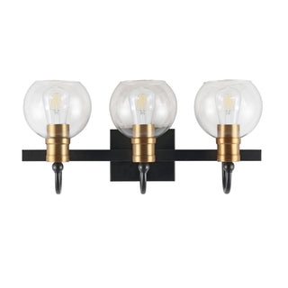 Marais Iron/Glass Rustic Vintage LED Vanity Light