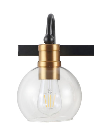 Marais Iron/Glass Rustic Vintage LED Vanity Light