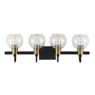 Marais Iron/Glass Rustic Vintage LED Vanity Light