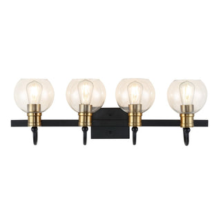 Marais Iron/Glass Rustic Vintage LED Vanity Light