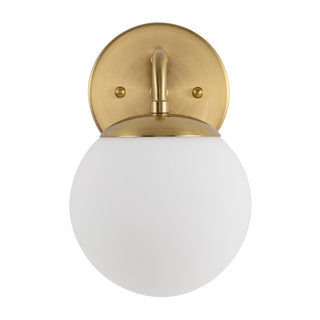 Louis Parisian Globe Metal/Frosted Glass Modern Contemporary LED Vanity - JONATHAN Y