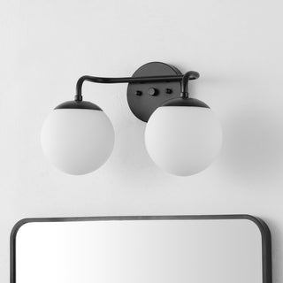 Louis Parisian Globe Metal/Frosted Glass Modern Contemporary LED Vanity