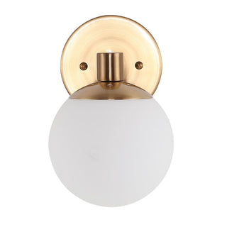 Modernist Globe Metal/Frosted Glass Modern Contemporary LED Vanity - JONATHAN Y