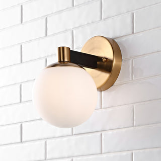 Modernist Globe Metal/Frosted Glass Modern Contemporary LED Vanity - JONATHAN Y
