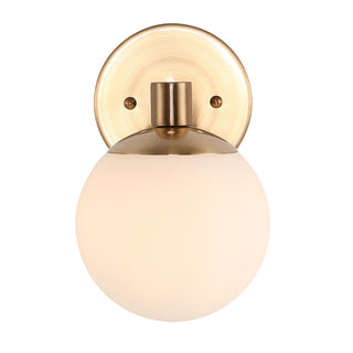 Modernist Globe Metal/Frosted Glass Modern Contemporary LED Vanity - JONATHAN Y