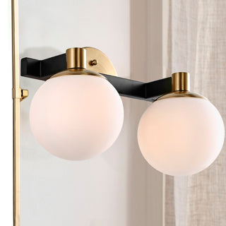 Modernist Globe Metal/Frosted Glass Modern Contemporary LED Vanity - JONATHAN Y