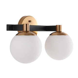 Modernist Globe Metal/Frosted Glass Modern Contemporary LED Vanity - JONATHAN Y