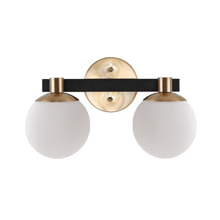 Modernist Globe Metal/Frosted Glass Modern Contemporary LED Vanity - JONATHAN Y
