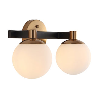 Modernist Globe Metal/Frosted Glass Modern Contemporary LED Vanity - JONATHAN Y