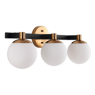 Modernist Globe Metal/Frosted Glass Modern Contemporary LED Vanity - JONATHAN Y