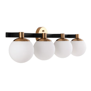 Modernist Globe Metal/Frosted Glass Modern Contemporary LED Vanity