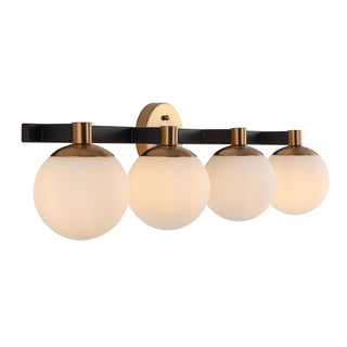 Modernist Globe Metal/Frosted Glass Modern Contemporary LED Vanity