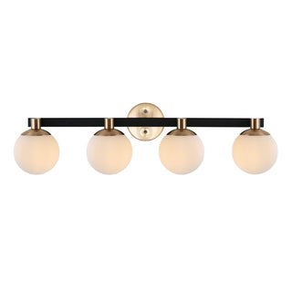 Modernist Globe Metal/Frosted Glass Modern Contemporary LED Vanity - JONATHAN Y
