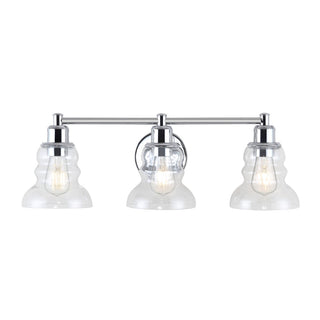 Manhattan Vintage Metal/Glass Industrial Rustic LED Vanity