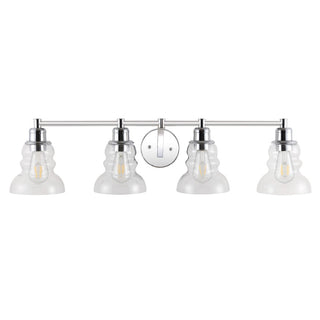 Manhattan Vintage Metal/Glass Industrial Rustic LED Vanity