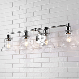 Manhattan Vintage Metal/Glass Industrial Rustic LED Vanity