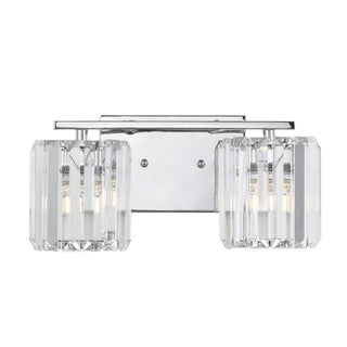 Coco Prism Vintage Metal/Glass Classic Glam LED Vanity Light - JONATHAN Y