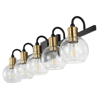 Marais Iron/Glass Rustic Vintage LED Vanity Light
