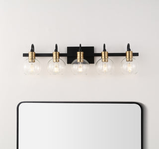 Marais Iron/Glass Rustic Vintage LED Vanity Light