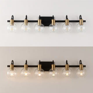 Marais Iron/Glass Rustic Vintage LED Vanity Light