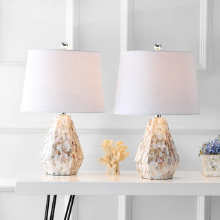 Isabella 21" Seashell LED Table Lamp - JONATHAN Y