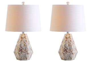 Isabella 21" Seashell LED Table Lamp - JONATHAN Y