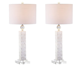Bailey 32" LED Seashell Table Lamp - JONATHAN Y