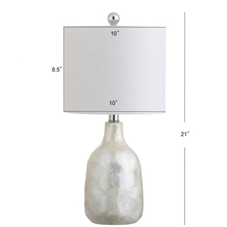 Lucille 21" Seashell LED Table Lamp - JONATHAN Y
