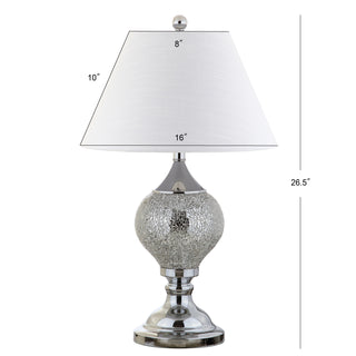 Louise 27" Mirrored LED Table Lamp - JONATHAN Y