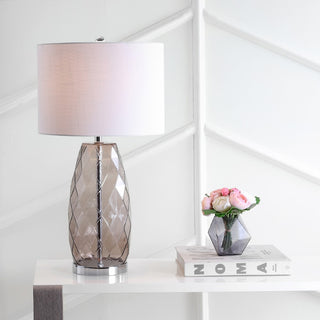 Juliette 26.5" Glass/Metal LED Table Lamp - JONATHAN Y
