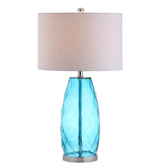Juliette 26.5" Glass/Metal LED Table Lamp - JONATHAN Y