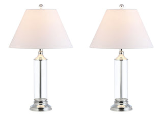 Astor 29" Glass LED Table Lamp - JONATHAN Y