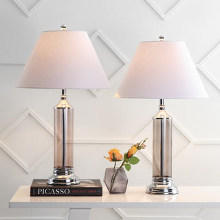 Astor 29" Glass LED Table Lamp - JONATHAN Y