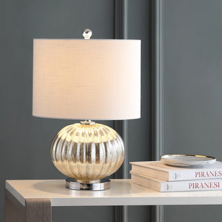 Judith 21" Mercury Glass LED Table Lamp - JONATHAN Y